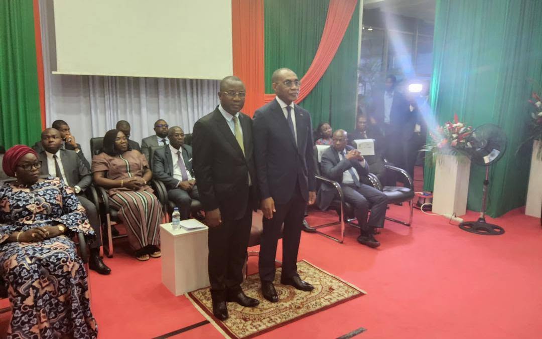 CEREMONIE OFFICIELLE DE PRESENTATION DE VOEUX AU MINISTRE ADAMA COULIBALY LA DAF PRESENTE