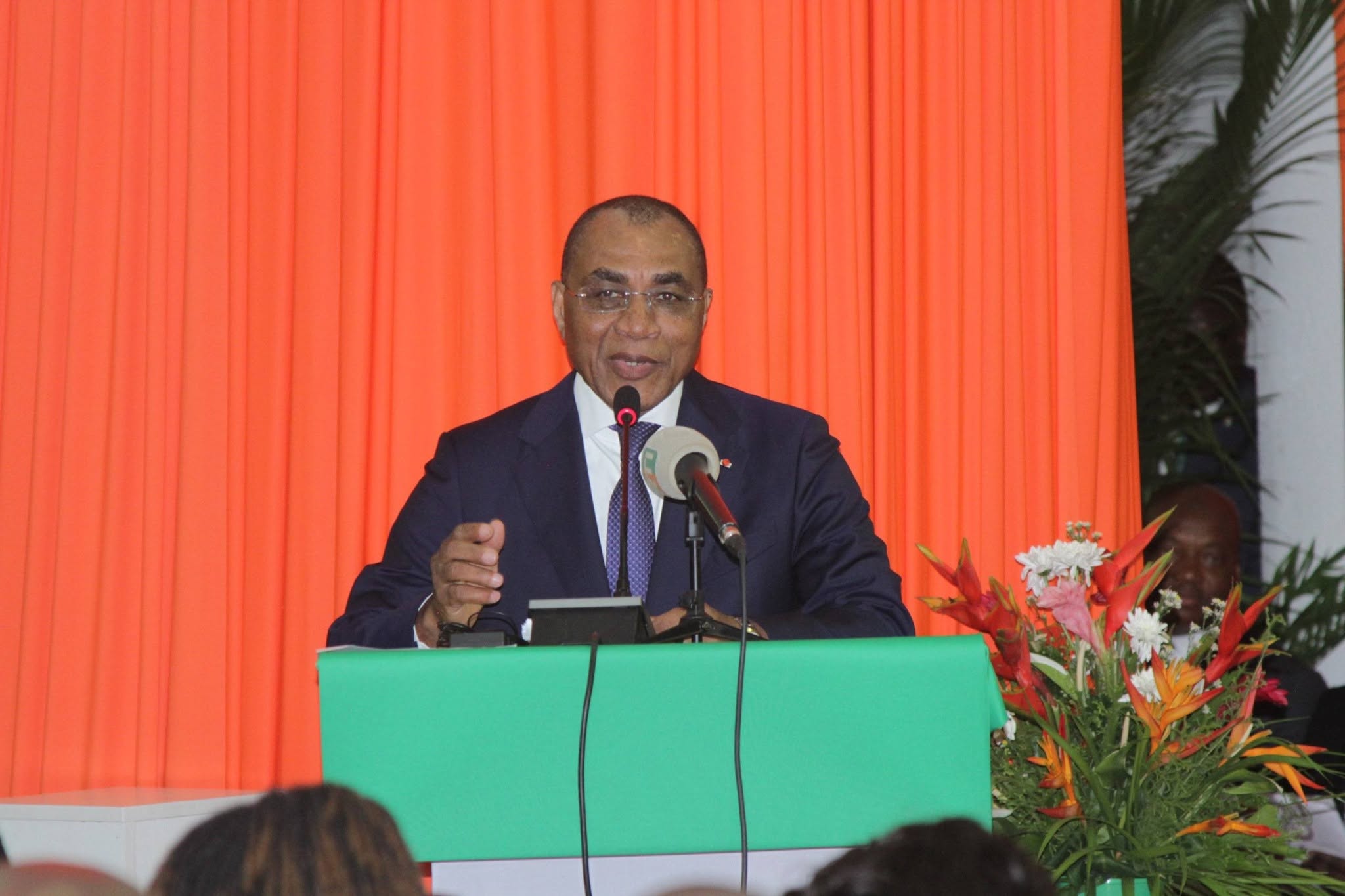 CEREMONIE OFFICIELLE DE PRESENTATION DE VOEUX AU MINISTRE ADAMA COULIBALY LA DAF PRESENTE