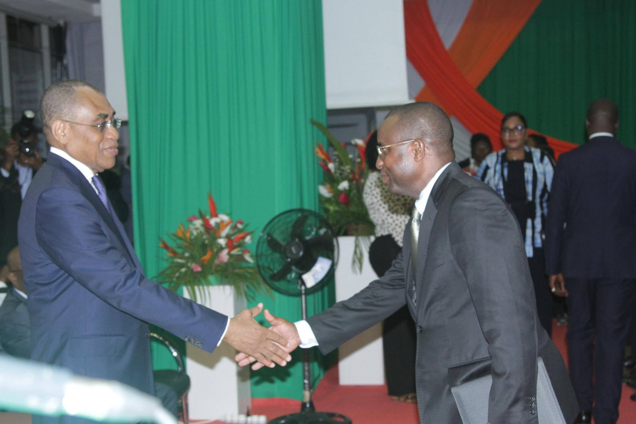CEREMONIE OFFICIELLE DE PRESENTATION DE VOEUX AU MINISTRE ADAMA COULIBALY LA DAF PRESENTE