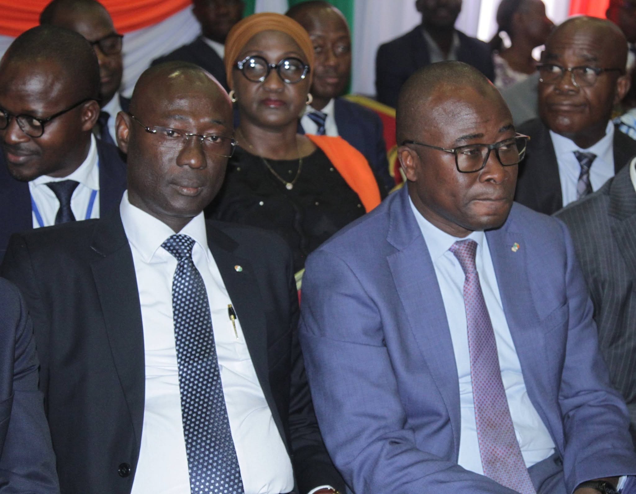 CEREMONIE OFFICIELLE DE PRESENTATION DE VOEUX AU MINISTRE ADAMA COULIBALY LA DAF PRESENTE