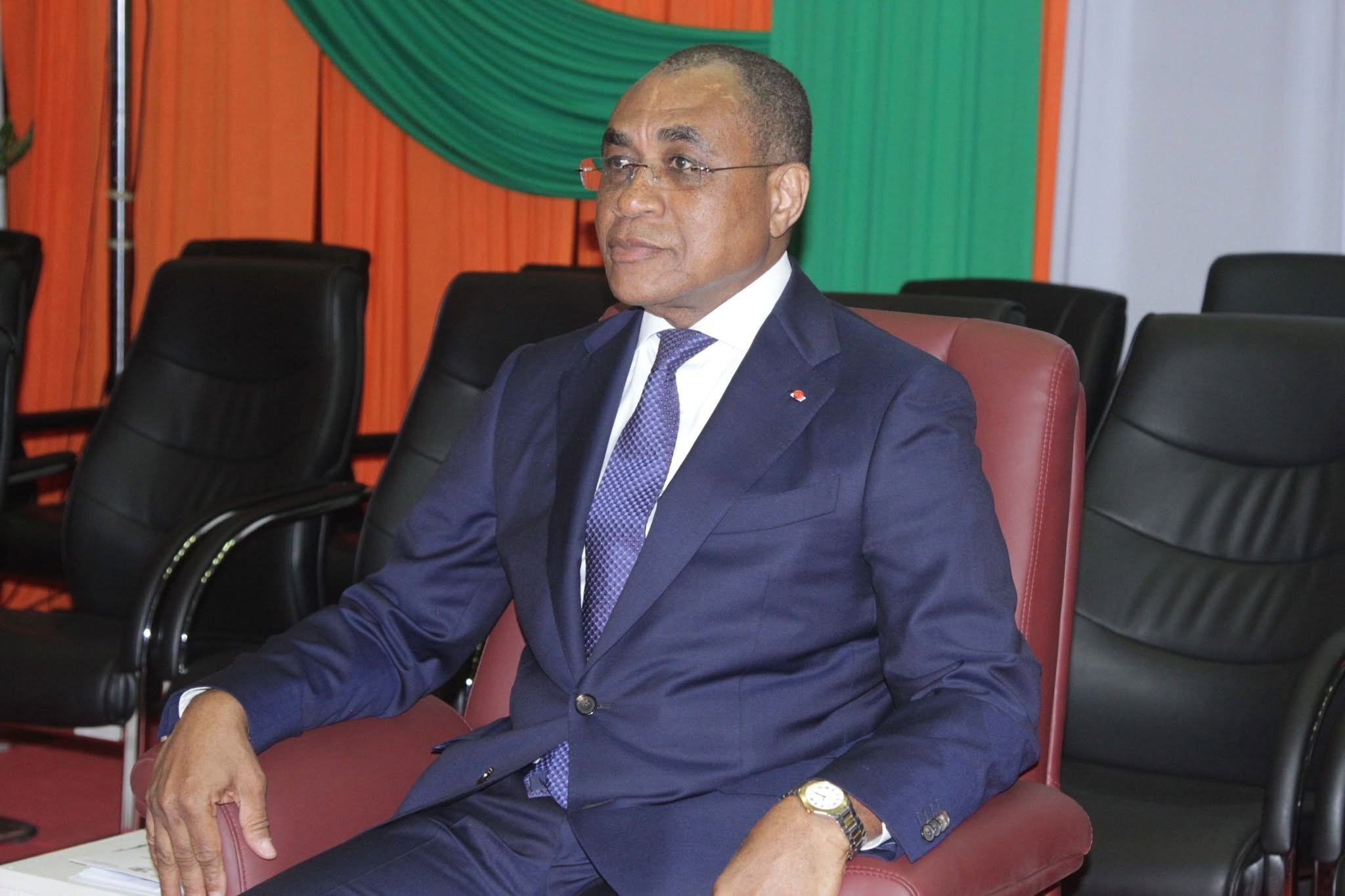 CEREMONIE OFFICIELLE DE PRESENTATION DE VOEUX AU MINISTRE ADAMA COULIBALY LA DAF PRESENTE