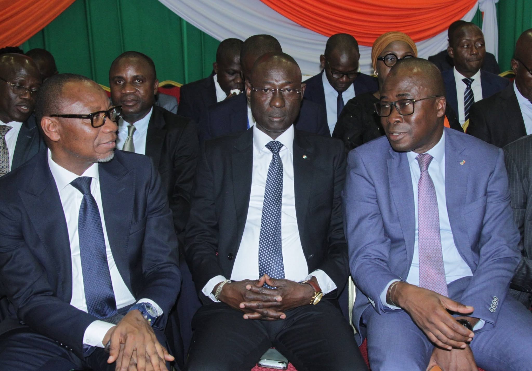 CEREMONIE OFFICIELLE DE PRESENTATION DE VOEUX AU MINISTRE ADAMA COULIBALY LA DAF PRESENTE