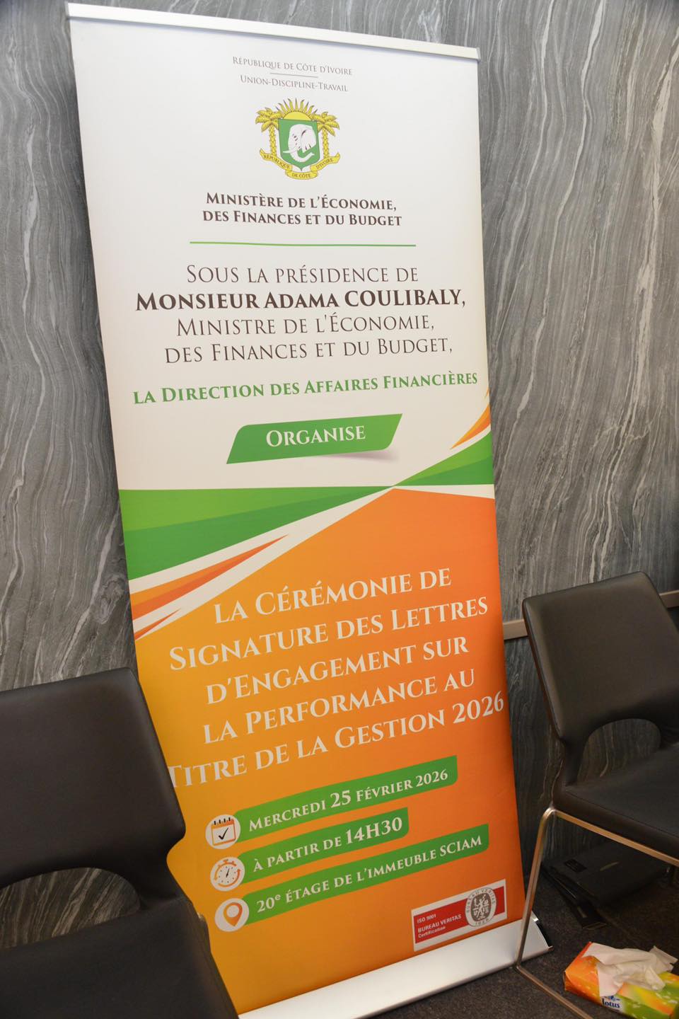 signature des Lettres d’Engagement sur la Performance MINISTRE/Responsables des Programmes